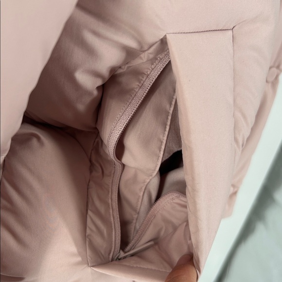Lululemon Down Puffer Jacket Hooded Blush Pink Size 2 - Picture 5 of 16